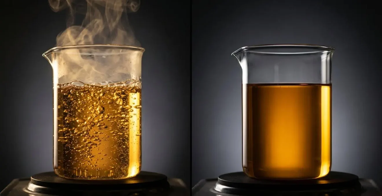 Comparaison visuelle des performances thermiques entre DOT 4 et DOT 5.1